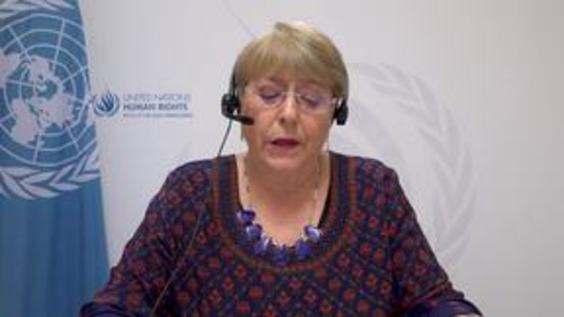 Michelle Bachelet (OHCHR), 1st Meeting - 30th Special Session of Human Rights Council 