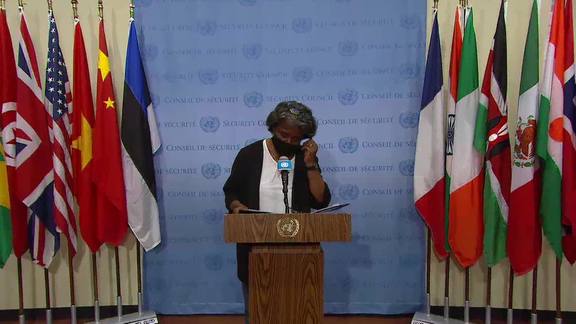 USA on Syria- Security Council Media Stakeout (6 July 2021)