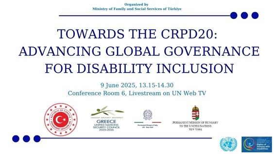 Towards the CRPD 20: Advancing Global Governance for Disability Inclusion