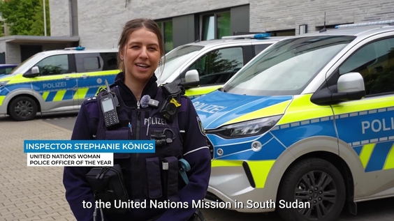 Germany's Inspector Stephanie Königs wins Woman Police Officer of the Year award