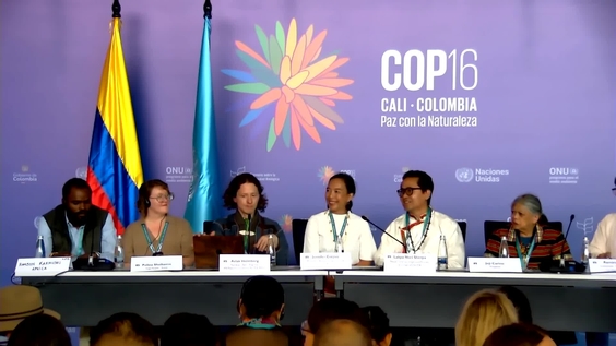 Press Conference: Indigenous Peoples and local communities' aspirations and expectations for COP 16 – United Nations Biodiversity Conference 2024