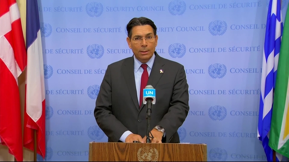 Danny Danon (Israel) on the attack in DC and latest developments in the region - Security Council Media Stakeout