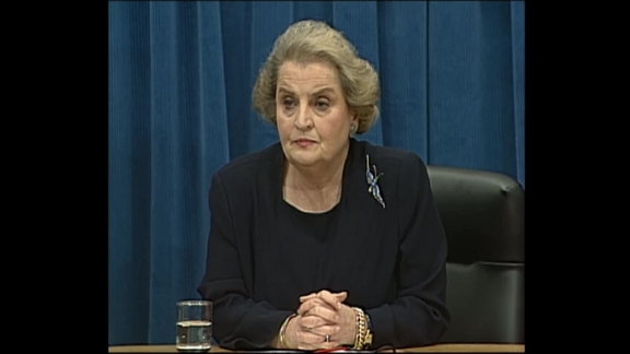 Press Conference - US Ambassador Albright, Cuba Situation, 27 February 1996
