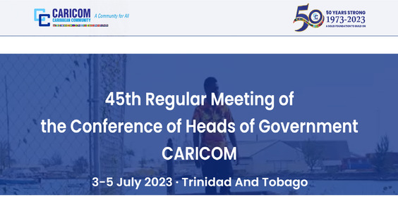 Opening Ceremony of the 45th Regular Meeting of the Conference of the Heads of Government of CARICOM