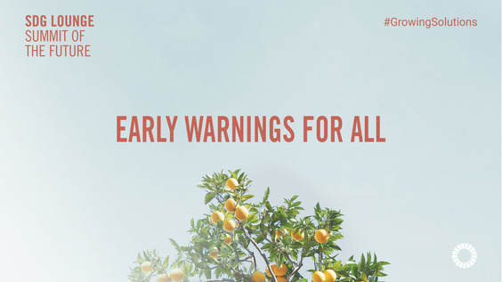 SDG Lounge - Early Warnings for All