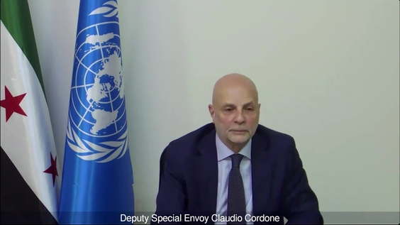 Claudio Cordone (Deputy Special Envoy for Syria) on the situation in the Middle East - Security Council, 10239th meeting