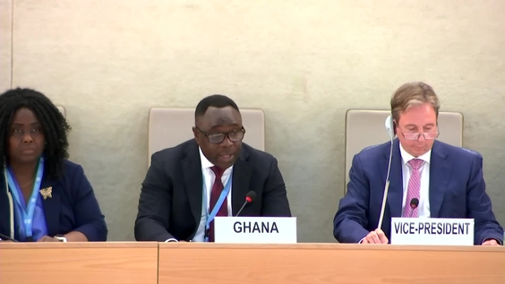 Ghana, UPR Report Consideration - 26th Meeting, 53rd Regular Session of Human Rights Council