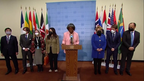 Joint statement on non-proliferation and the Democratic People's Republic of Korea - Security Council Media Stakeout