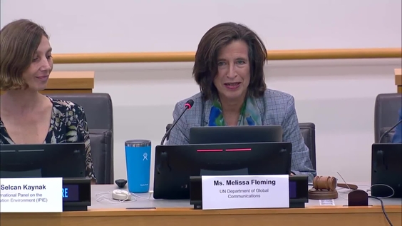 Melissa Fleming (UN Under-Secretary-General for Global Communications) at Truth, Trust, and Hope in the Global Information Environment: Putting Principles into Practice (Side Event, Action Day 2, Summit of the Future)
