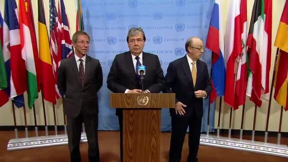 Minister for Foreign Affairs of Colombia Briefs Press