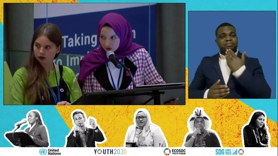 2023 ECOSOC Youth Forum - Youth & the SDGs: Youth Insights and Recommendations in the Lead Up to the SDG Summit 2023