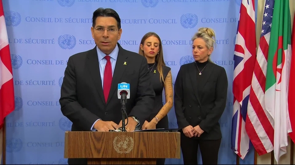Danny Danon (Israel) on the situation in the Middle East - Security Council Media Stakeout