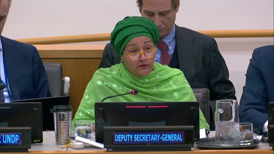 Amina J. Mohammed (Deputy Secretary-General) at the 1st plenary meeting of the Executive Board of UNDP, UNFPA and UNOPS