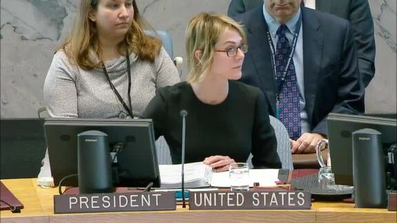 8696th Security Council Meeting: Situation in the Middle East, Syria