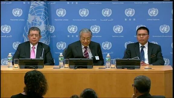 Prime Minister of Malaysia Briefs Press