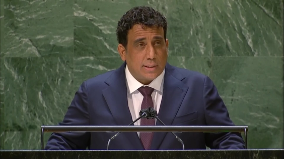 Libya - President Addresses General Debate, 76th Session