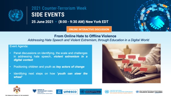Addressing and Countering Hate Speech and Violent Extremism through Education in a Digital World