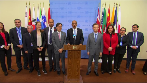 Joint statement on the intercontinental ballistic missile launch by the Democratic People's Republic of Korea - Media Stakeout