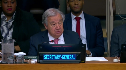 António Guterres (UN Secretary-General) at the 2025 Africa Dialogue Series High-level Policy Dialogue