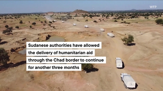Food convoys reach desperate regions in Sudan