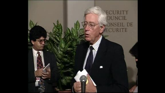 Security Council Stakeout: UNSCOM