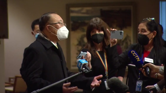 Zhang Jun (China) on the DPRK's ballistic missile launches - Security Council Media Stakeout