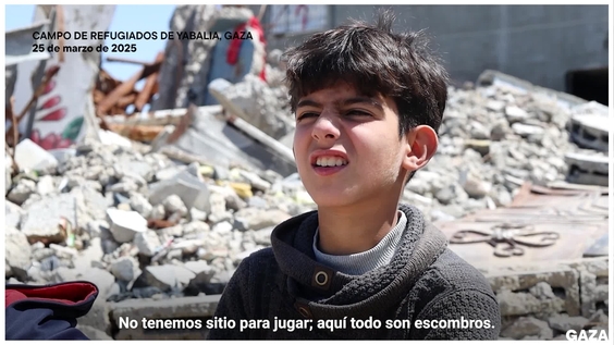 Los niños de Gaza quieren jugar, pero viven con miedo