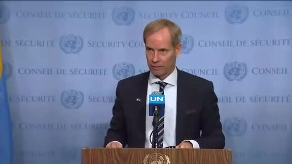 Security Council President Briefs Press on MINUSMA