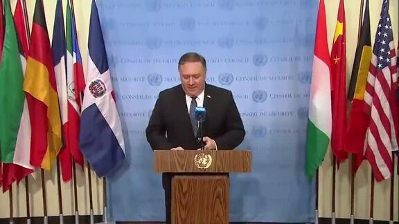 United States Secretary of State Briefs Press