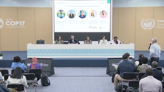 Civil Society Key Messages and Priorities for COP17 - Press Conference, UNCCD COP17