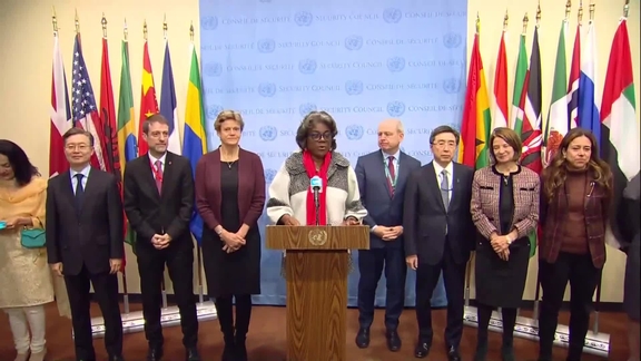 Joint Security Council Media Stakeout on DPRK Ballistic Missile Launch - Security Council Stakeout