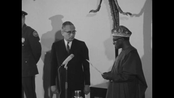 Nigerian Sculpture Unveiling Ceremony