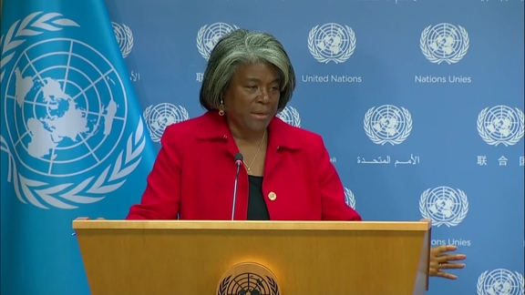 Press Conference: US Representative to the United Nations Linda Thomas-Greenfield on the US priorities for UN General Assembly