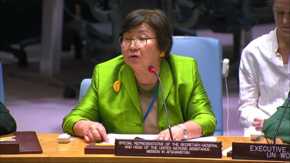 Roza Otunbayeva (UNAMA) on the situation in Afghanistan - Security Council, 9942nd meeting