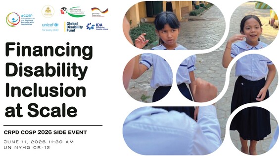 Financing Disability Inclusion at Scale: Advancing Domestic Resource Mobilization and International Cooperation in the CRPD's Next Decade (COSP19 Side Event)