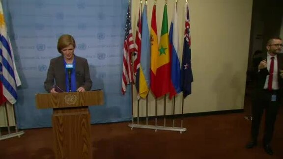 United States Representative Speaks to Press on Humanitarian Situation in Syria, Burundi