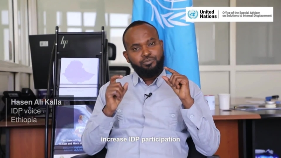 Ethiopia IDP Hasen Ali Kalla on participation