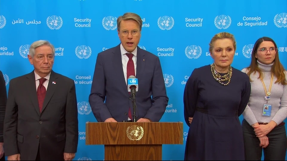 Joint statement on the situation of women and girls in Sudan - Security council Media Stakeout
