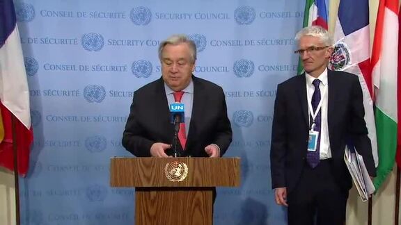 Press Encounter by Secretary-General on Devastation Caused by Cyclone Idai