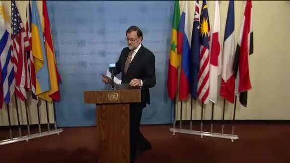 Prime Minister of Spain Briefs Press