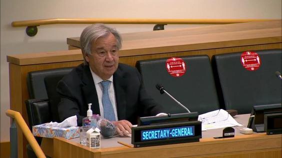 أنطونيو غوتيريش (الأمين العام للأمم المتحدة) في اللجنة الخامسة، الاجتماع الثالث - الجمعية العامة، الدورة الخامسة والسبعون