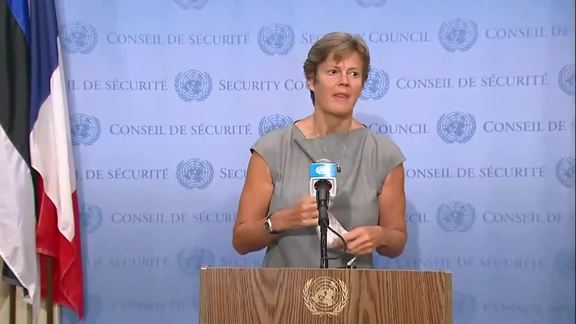 Barbara Woodward (United Kingdom) on Afghanistan - Security Council Media Stakeout