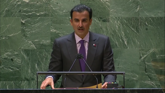 Qatar - Amir Addresses General Debate, 76th Session