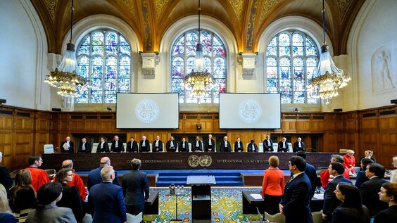 The International Court of Justice (ICJ) holds public hearings in the Case of Ukraine v. Russian Federation - second round of the oral argument of Russia 