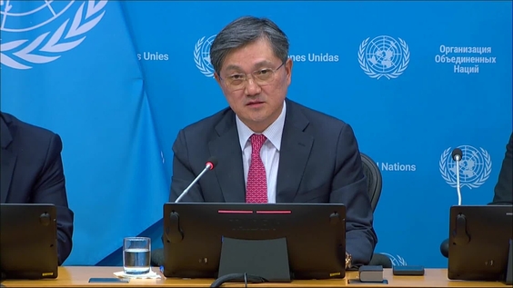 Press Conference: Sangjin Kim (Republic of Korea, President of the Security Council) on the programme of work for the month of September 2025