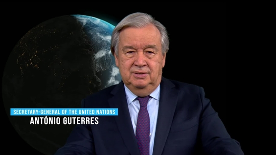 Antonio Guterres (UN Secretary-General) on Earth Hour 2023.