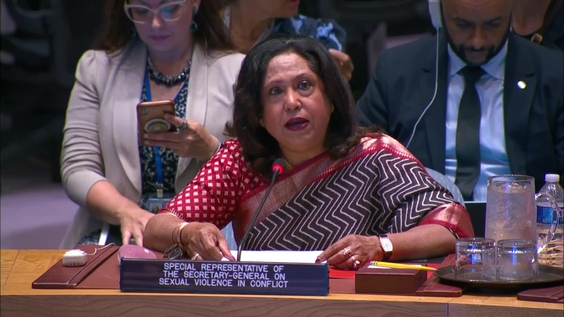 Pramila Patten (Special Representative of the Secretary-General on Sexual Violence in Conflict) on Conflict-Related Sexual Violence - Security Council, 9981st meeting
