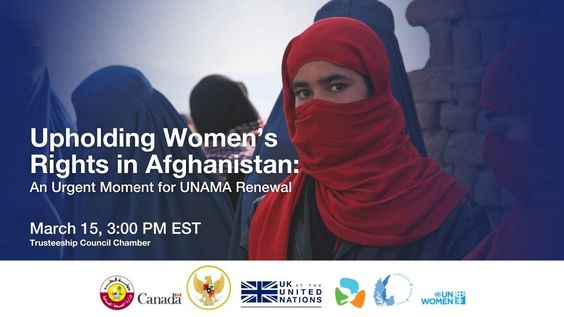 Upholding Women's Rights in Afghanistan: An Urgent Moment for UNAMA Renewal