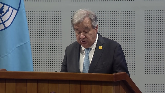 António Guterres (Secretario General) en la Cumbre del Grupo de los 77