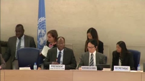 Decisions and conclusions - 56th Meeting 25th Regular Session of Human Rights Council
